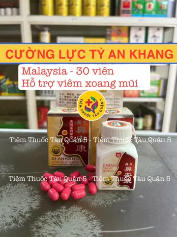 Viên Uống Cường Lực Tỷ An Khang - Hỗ Trợ Giảm Viêm Xoang, Viêm Mũi Dị Ứng, Hộp 34 Viên, Xuất Xứ Malaysia