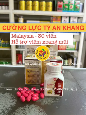 Viên Uống Cường Lực Tỷ An Khang - Hỗ Trợ Giảm Viêm Xoang, Viêm Mũi Dị Ứng, Hộp 34 Viên, Xuất Xứ Malaysia