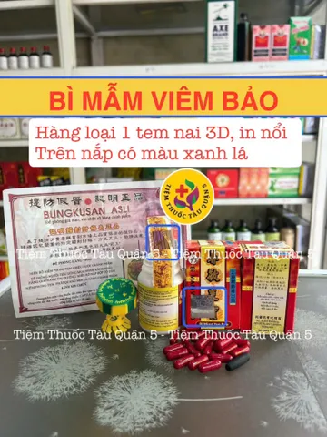 Bì Mẫm Viêm Bảo Nắp Xanh - Viên Uống Giảm Đau Mũi, Viêm Xoang Và Dị Ứng - Hộp 30 Viên Chức Năng Tăng Cường Hô Hấp