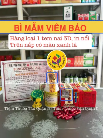 Bì Mẫm Viêm Bảo Nắp Xanh - Viên Uống Giảm Đau Mũi, Viêm Xoang Và Dị Ứng - Hộp 30 Viên Chức Năng Tăng Cường Hô Hấp