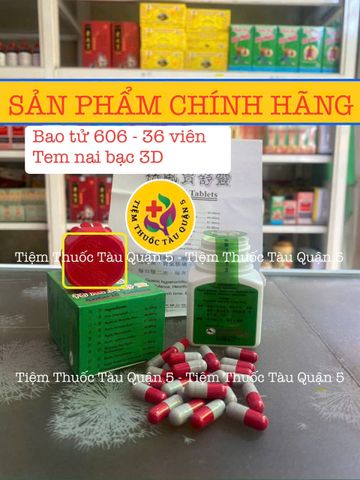 Viên Uống Bao Tử 606 - Hỗ Trợ Tiêu Hóa Chữa Đau Dạ Dày, Giảm Ợ Chua, Loét Dạ Dày Chính Hãng Tem Nai Bạc 3D