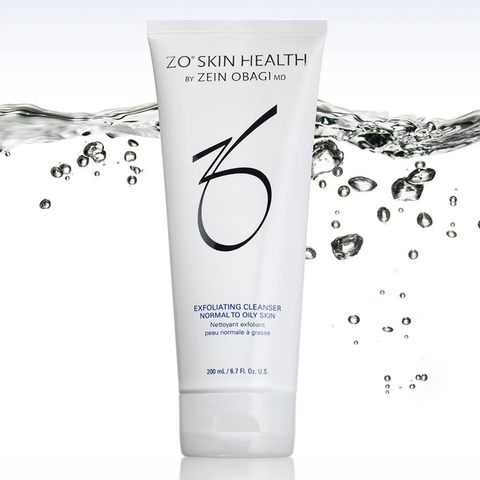 Sữa Rửa Mặt Tẩy Tế Bào Chết Zo Skin Health 200ml - Sản Phẩm Chăm Sóc Da Thường và Da Dầu, Làm Sạch Sâu và Giúp Da Tươi Mát