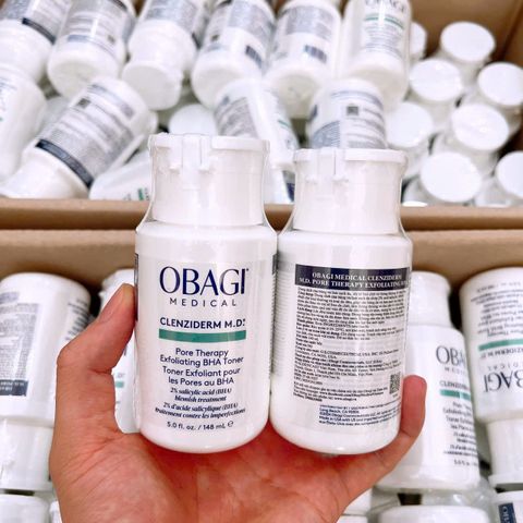 Toner Obagi Clenziderm M.D. Exfoliating BHA 148ml - Hỗ Trợ Làm Sạch Mụn, Tẩy Tế Bào Chết, Da Sáng Khỏe, Mỹ Phẩm Chuyên Dụng