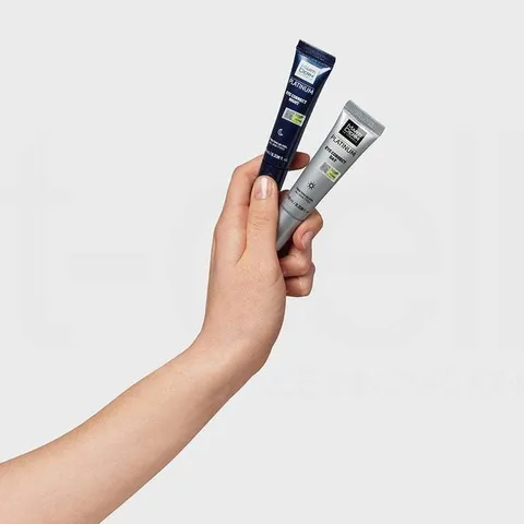 Kem Dưỡng Mắt MartiDerm Platinum Eye Correct - 2 Tuýp Ngày Đêm Giảm Bọng Mắt & Quầng Thâm, Mờ Nếp Nhăn Cho Da Nhạy Cảm