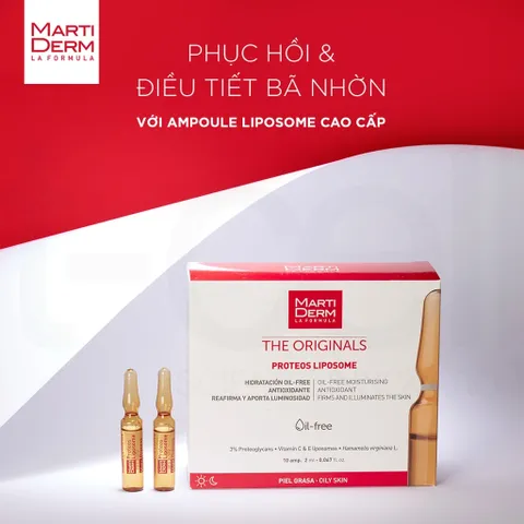 Tinh Chất Chống Oxy Hóa Martiderm The Originals - Ampoules Phục Hồi Da, Điều Tiết Bã Nhờn, Dưỡng Ẩm Sâu, Chống Lão Hóa 30ml