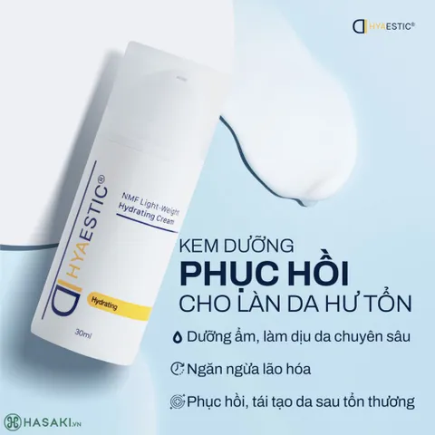 Kem Phục Hồi Da Hyaestic NMF - Dưỡng Ẩm, Tái Tạo Da Mềm Mại & Chống Lão Hóa, Giải Quyết Nếp Nhăn, Bảo Vệ Da