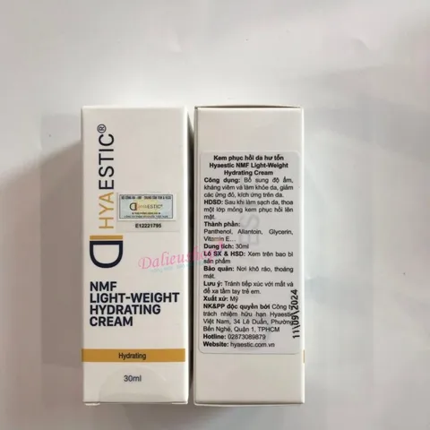 Kem Phục Hồi Da Hyaestic NMF - Dưỡng Ẩm, Tái Tạo Da Mềm Mại & Chống Lão Hóa, Giải Quyết Nếp Nhăn, Bảo Vệ Da