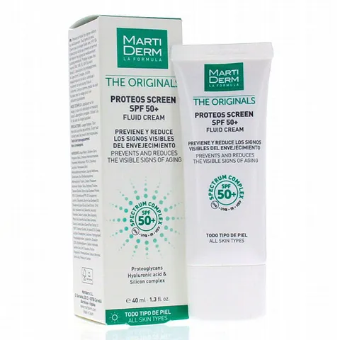Kem Chống Nắng Martiderm The Originals Proteos Screen SPF50+ - Ngừa Lão Hóa, Chống Sạm Nám, Dưỡng Da Khỏe Mạnh 40ml