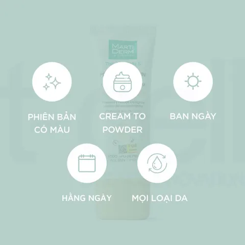 Kem Chống Nắng MartiDerm The Originals Proteos Screen SPF50+ - Kem Nâng Tông Da, Làm Đều Màu Da, Chống Nắng UVA/UVB, Dưỡng Ẩm Sâu