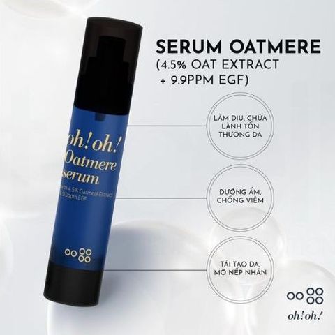 Tinh Chất Tế Bào Gốc OH! OH! Oatmere Serum 25ml – Phục Hồi, Dưỡng Sáng Da, Giảm Nếp Nhăn, Thích Hợp Da Nhạy Cảm, Hàn Quốc