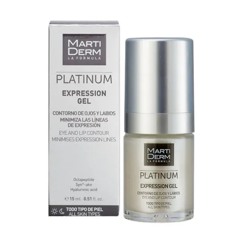 Gel Dưỡng MartiDerm Platinum Expression 15ml - Làm Đầy Nếp Nhăn Mắt & Khóe Miệng, Chống Lão Hóa, Dưỡng Ẩm, Cho Mọi Loại Da