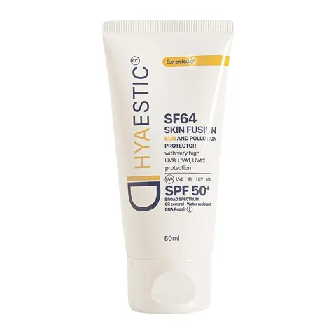 Kem Chống Nắng Hyaestic Skin Fusion SF64 SPF50+ - Bảo Vệ Da Tối Đa, Chống Ô Nhiễm và Ngừa Lão Hóa Da 50ml