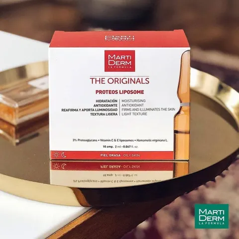 Tinh Chất Martiderm The Originals Proteos Liposome 30 Amoules - Chống Oxy Hóa, Cấp Ẩm, Giảm Nhờn và Mụn cho Da Nhạy Cảm