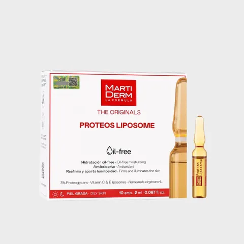 Tinh Chất Martiderm The Originals Proteos Liposome 30 Amoules - Chống Oxy Hóa, Cấp Ẩm, Giảm Nhờn và Mụn cho Da Nhạy Cảm