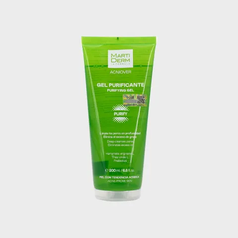 Martiderm Acniover Gel Rửa Mặt Cho Da Dầu & Mụn 200ml - Dưỡng Ẩm Sâu, Chống Oxy Hoá, Se Khít Lỗ Chân Lông, Chính Hãng