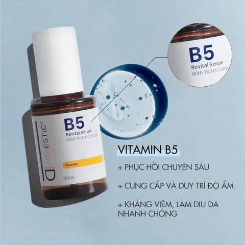 Tinh Chất Phục Hồi Hyaestic B5 - Dưỡng Ẩm & Làm Dịu Da Nhạy Cảm, Chống Khô Rát, Cải Thiện Đàn Hồi Da