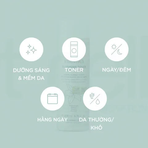 Nước Cân Bằng Dưỡng Ẩm MartiDerm Essentials Blooming Toner 200ml - Giúp Làm Sáng, Làm Dịu Da Thường Đến Khô, Tươi Mát như Hoa Nở Rộ