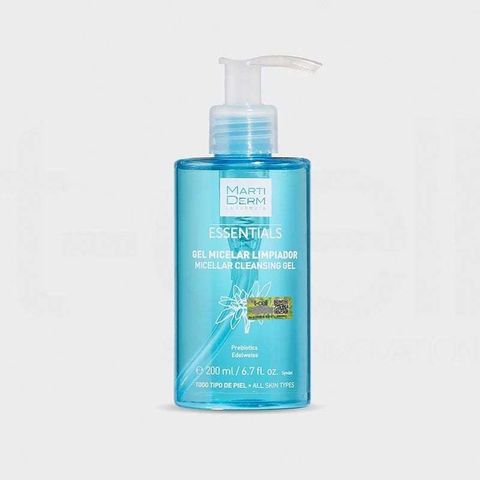 Gel Rửa Mặt MartiDerm Essentials Micellar 200ml - Tẩy Trang, Làm Sạch Sâu Dịu Nhẹ Cho Mọi Loại Da, An Toàn Cho Da Nhạy Cảm