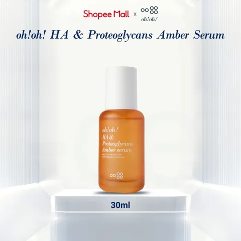 Tinh Chất Dưỡng Ẩm Oh! Oh! HA & Proteoglycans Amber Serum 30ml - Căng Mướt, Săn Chắc Da Cho Mọi Loại Da