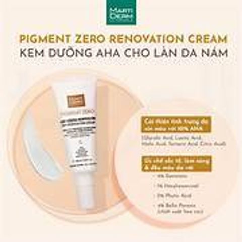 Kem Chống Nắng MartiDerm Pigment Zero DSP SPF50+ 40ml - Làm Sáng Da, Mờ Thâm Nám, Ngăn Ngừa Sắc Tố, Dưỡng Ẩm Da Tối Ưu
