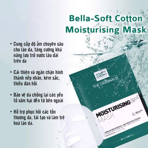 Mặt Nạ Dưỡng Ẩm MartiDerm The Originals 10M - Chuyên Sâu, Phục Hồi & Làm Dịu Da – Chứa Hyaluronic Acid và Coenzyme Q10