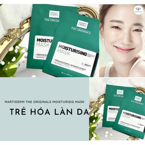 Mặt Nạ Dưỡng Ẩm MartiDerm The Originals 10M - Chuyên Sâu, Phục Hồi & Làm Dịu Da – Chứa Hyaluronic Acid và Coenzyme Q10