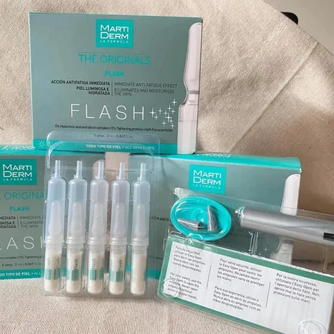 MartiDerm The Originals Flash 5 Ampoules - Tinh Chất Dưỡng Ẩm, Làm Sáng Da, Chống Mệt Mỏi, Phù Hợp Mọi Loại Da