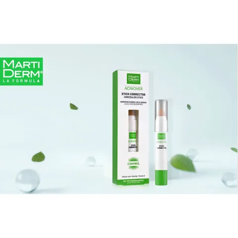 Bút Che Khuyết Điểm MartiDerm Acniover 15ml - Giảm Mụn & Làm Khô Nhanh Với 2% Salicylic Acid, Giải Pháp Cho Da Dầu, Mụn Thâm