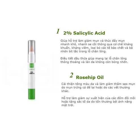 Bút Che Khuyết Điểm MartiDerm Acniover 15ml - Giảm Mụn & Làm Khô Nhanh Với 2% Salicylic Acid, Giải Pháp Cho Da Dầu, Mụn Thâm