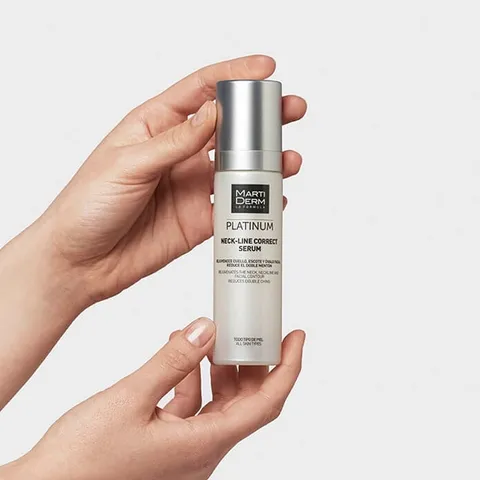 Tinh Chất Săn Chắc MartiDerm Platinum Neck-Line Correct Serum 50ml - Giảm Nhăn, Nâng Cơ, Trẻ Hóa Da Cổ, Dưỡng Ẩm, Đối Phó Lão Hóa