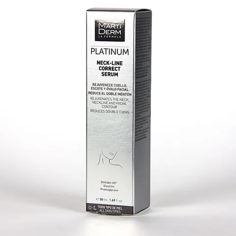 Tinh Chất Săn Chắc MartiDerm Platinum Neck-Line Correct Serum 50ml - Giảm Nhăn, Nâng Cơ, Trẻ Hóa Da Cổ, Dưỡng Ẩm, Đối Phó Lão Hóa