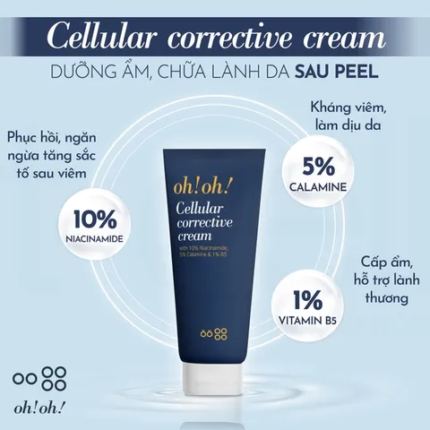 Kem Dưỡng Phục Hồi Da OH! OH! Cellular Corrective Cream 30ml - Chống Lão Hóa, Dưỡng Ẩm, Làm Săn Chắc Da, Hàn Quốc