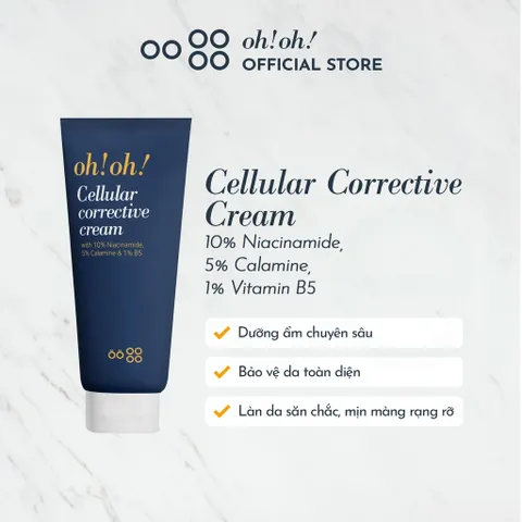 Kem Dưỡng Phục Hồi Da OH! OH! Cellular Corrective Cream 30ml - Chống Lão Hóa, Dưỡng Ẩm, Làm Săn Chắc Da, Hàn Quốc