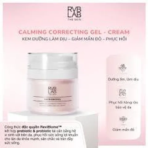Kem Dưỡng Phục Hồi RVB LAB THE SKIN - Gel Dưỡng Làm Dịu Da Nhạy Cảm, Giảm Mẩn Đỏ, Chống Lão Hóa, 50ml