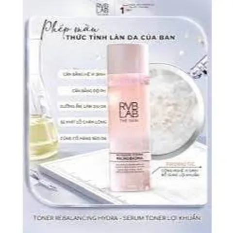 RVB LAB THE SKIN Rebalancing Hydra-Toner 200ml - Toner Cân Bằng Lợi Khuẩn, Cấp Ẩm Sâu, Dưỡng Da Mịn Màng, Tươi Mát