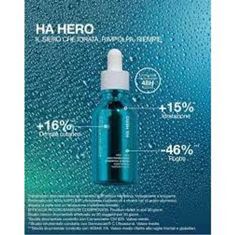Serum Cấp Nước Sâu DIEGO DALLA PALMA NEW HA HERO - Dưỡng Ẩm Đa Phân Tử, Làm Mịn Da Cho Tất Cả Các Loại Da
