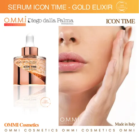 Serum Vàng Diego Dalla Palma Icon Time Gold Elixir - Chống Lão Hóa, Cung Cấp Độ Ẩm Cho Da Sáng Khỏe, Dành Cho Mọi Loại Da