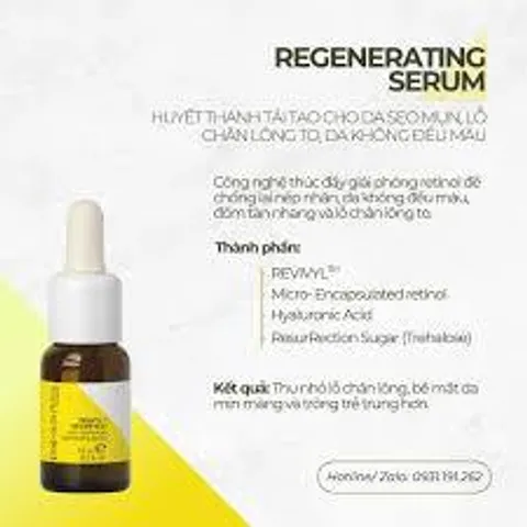 Huyết Thanh Tái Tạo Da Diego Dalla Palma - Tinh Chất Retinol Vi Nang Giúp Làm Sáng Da, Giảm Lão Hóa, Phù Hợp Với Mọi Loại Da