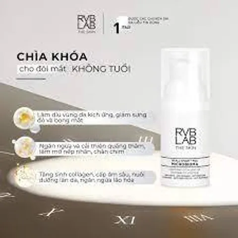Kem Mắt Giảm Thâm Quầng RVB LAB THE SKIN 15ml - Dưỡng Ẩm, Giảm Bọng Mắt & Chân Chim, Chống Lão Hóa Da Vùng Mắt