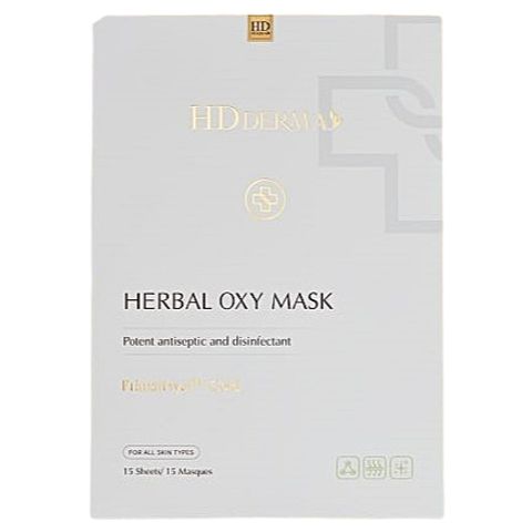 Mặt Nạ Thế Hệ Vàng Cung Cấp Oxy HD DERMA - 5 Miếng Trẻ Hóa, Thanh Lọc Da Từ Thiên Nhiên, Giúp Da Sáng Khỏe, Mịn Màng