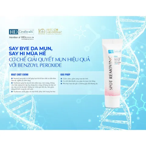 Gel Chấm Mụn HD Derma Ceuticals - Giảm Sưng, Giảm Đỏ, Đánh Bật Mụn Cứng Đầu, Phù Hợp Cho Da Nhờn