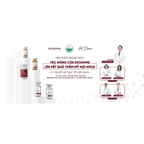 H Derma M4 Exosome - Viên Uống Trị Nám và Mụn, Giúp Làm Sáng Da, Tăng Cường Sức Khỏe Da