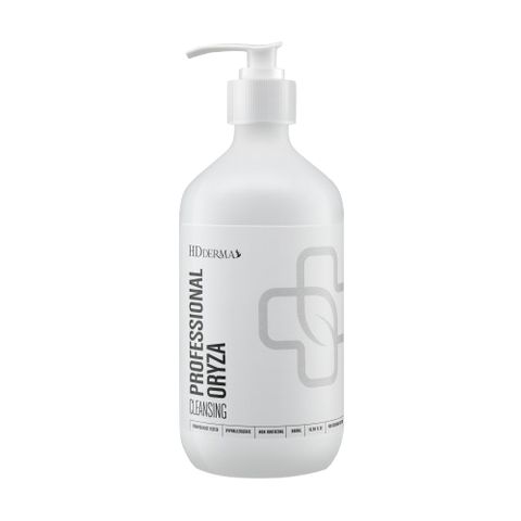 Sữa Rửa Mặt Oryza Trắng Sáng HD Derma 500ml - Chăm Sóc Da Chuyên Nghiệp Từ Mầm Gạo, Cung Cấp Độ Ẩm, Làm Sạch Nhanh Chóng