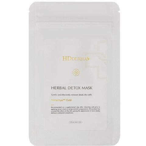 Mặt Nạ Thanh Lọc và Trẻ Hóa Da HERBAL DETOX MASK HD DERMA – Hỗ Trợ Làm Sáng Da và Chống Lão Hóa (Hộp 5 Miếng)