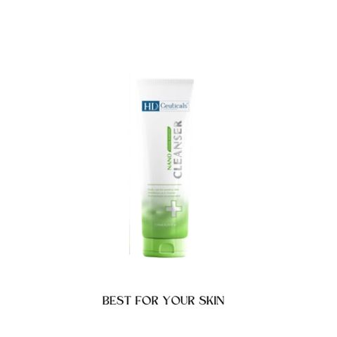 Sữa Rửa Mặt Không Bọt HD Derma Nano Cleanser - Dành Cho Mọi Loại Da, Da Mụn, Da Nhạy Cảm, Chiết Xuất Trà Xanh, Cà Phê