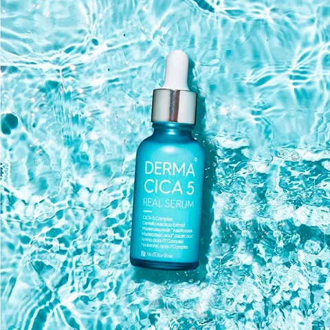 Serum Làm Trắng và Ngăn Ngừa Nếp Nhăn Derma Cica 5 Hàn Quốc - Dưỡng Da Sáng Mịn, Cung Cấp Độ Ẩm, Ngừa Lão Hóa