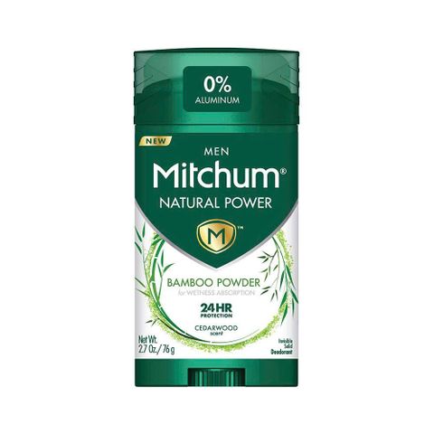 Lăn Khử Mùi Mitchum Men Natural Power 40g - Kháng Khuẩn, Công Thức Tự Nhiên, Không Chứa Nhôm, Bảo Vệ Suốt 24 Giờ