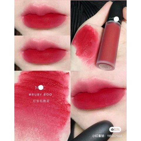 Son Kem Mac 975 Ruby Boo Đỏ Thuần - Son Môi Quyến Rũ, Độ Bám Cao, Dễ Thoa, Phù Hợp Với Mọi Đối Tượng - Sản Phẩm Chính Hãng Mỹ