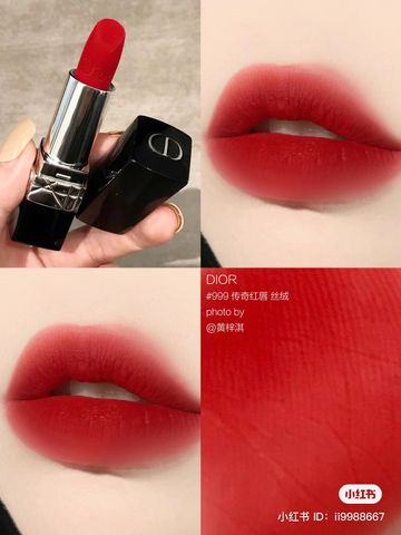 (Auth) Son Dior 999 Rouge Velvet full size