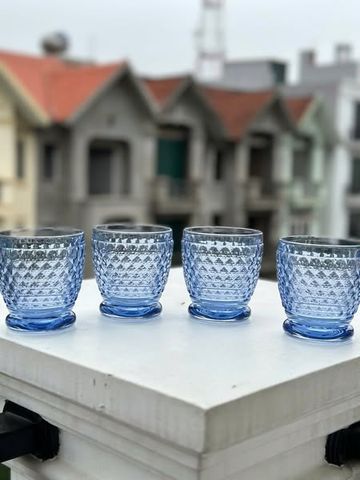 Bộ 4 cốc Villeroy & Boch Boston Highball 330ml - Thủy tinh pha lê sang trọng, thiết kế cổ điển, sản xuất tại Đức